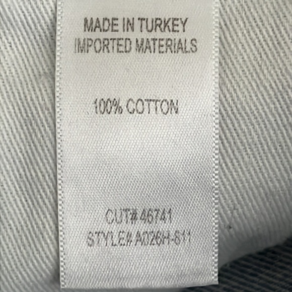 Agolde Parker Button Fly Cut Off Distressed Cotton Shorts - Size 32 - Picture 8 of 9